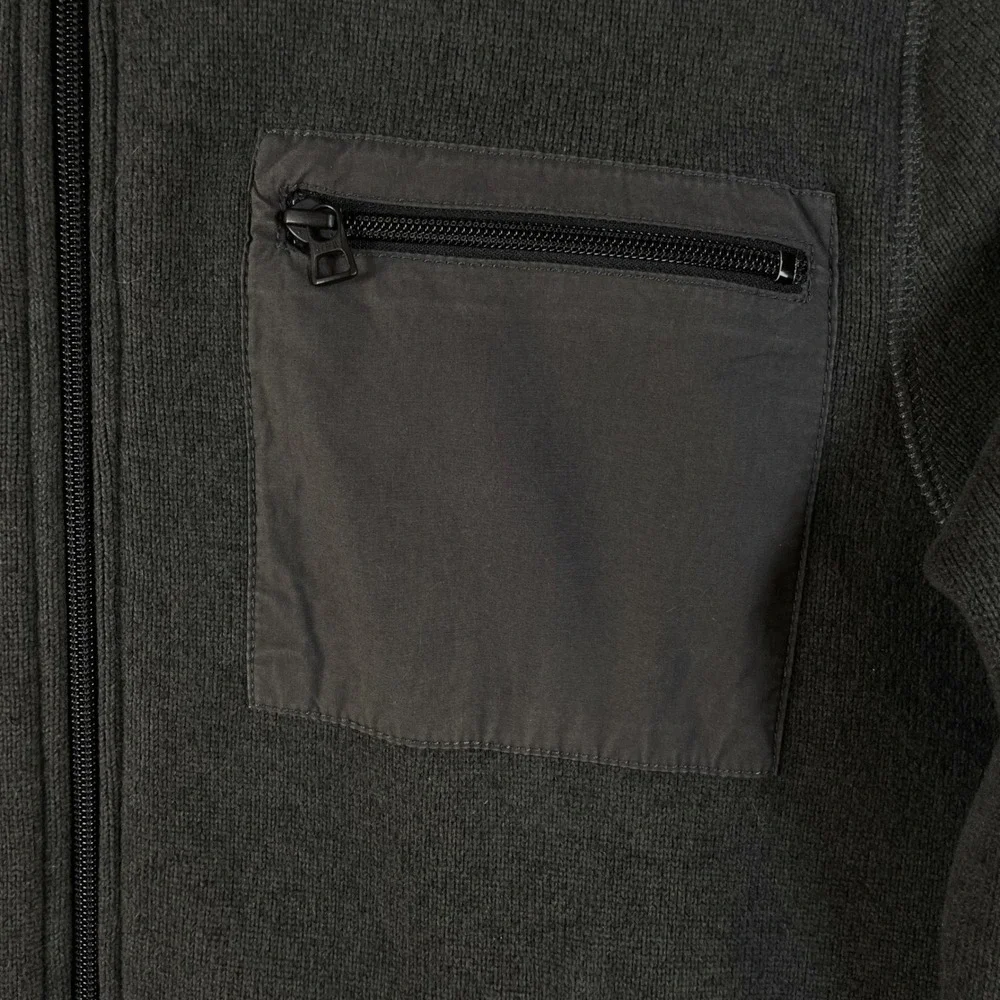 j crew the sporting life sweater knit fleece zip jacket M SLIM heritage gorpcore